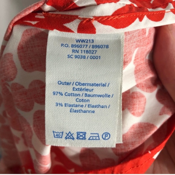 Boden Lara Wrap Dress Red Floral Midi Length Sz 8 - Picture 8 of 11